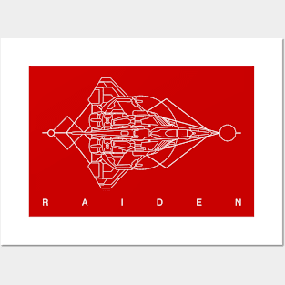 Raiden geometric Posters and Art